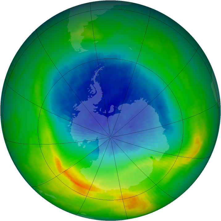 Ozone Map 1988-10-19